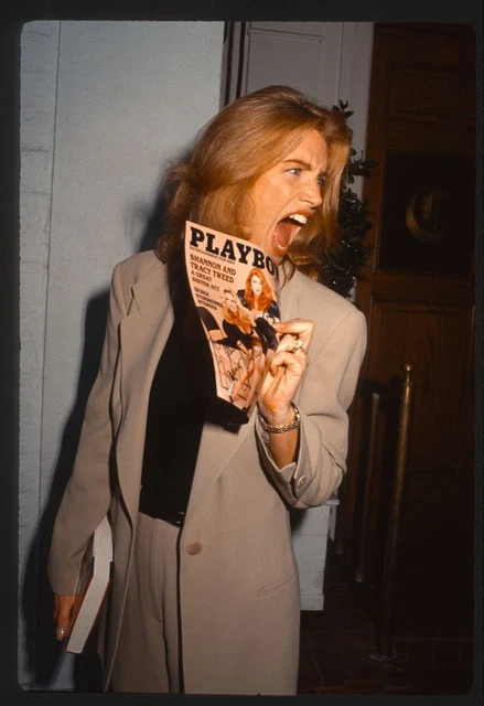1991 SHANNON TWEED w/ Her Playboy Cover Original …
