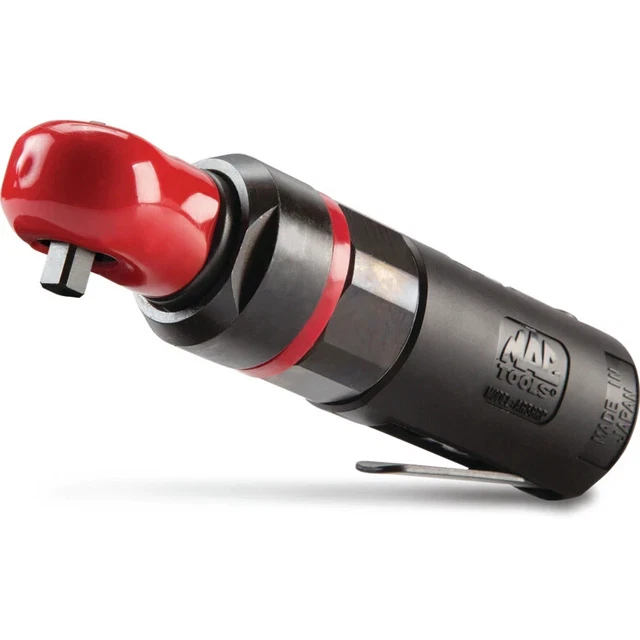 Mac Tools 1/4" Drive Mini Impact Air Ratchet AR14RP Red Cover 2