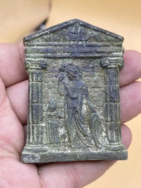 european finds ancient roman bronze mount depicting warrior in a ludus
