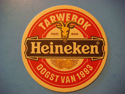 Vintage Heineken Pilsener Bière Barre dessous de Verre ~ ~ Clown Motif ~ 