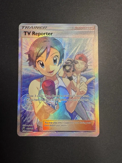 POKEMON TCG - Tv Reporter 167/168 Celestial Storm Full Art Trainer $90.61 - PicClick CA POKEMON TCG - Tv Reporter 167/168 Celestial Storm Full Art Trainer $90.61 - PicClick CA