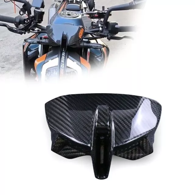 100% Carbon Fiber Windshield Windscreen Wind Deflector For KTM duke 790 2018-23