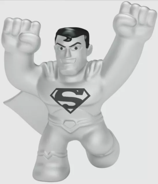 Moose Heroes of Goo Jit Zu Minis Single Pack DC - RARE SUPERMAN - Silver