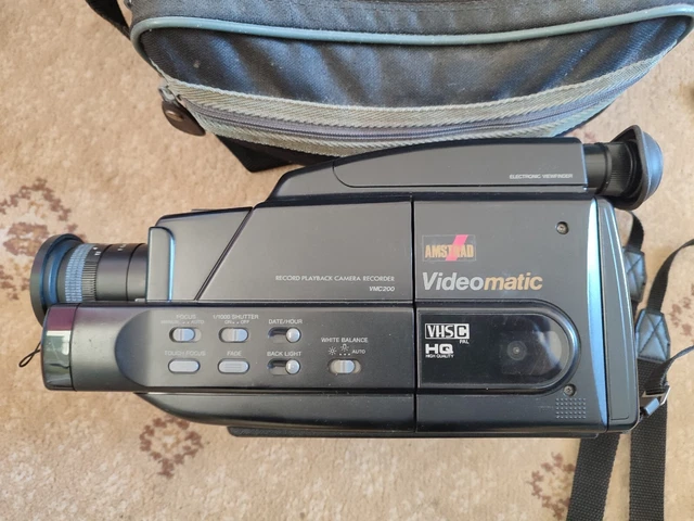 AMSTRAD VMC200 VHSC videocamera videocamera vintage videocamera