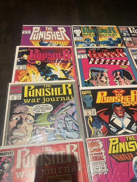 Marvel The Punisher Comic Book Lot War Journal War Zone 12 Total Vintage Modern 3