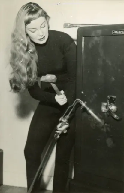 Actrice Dominique Wilms , 1954, vintage silver print vintage silver printDom