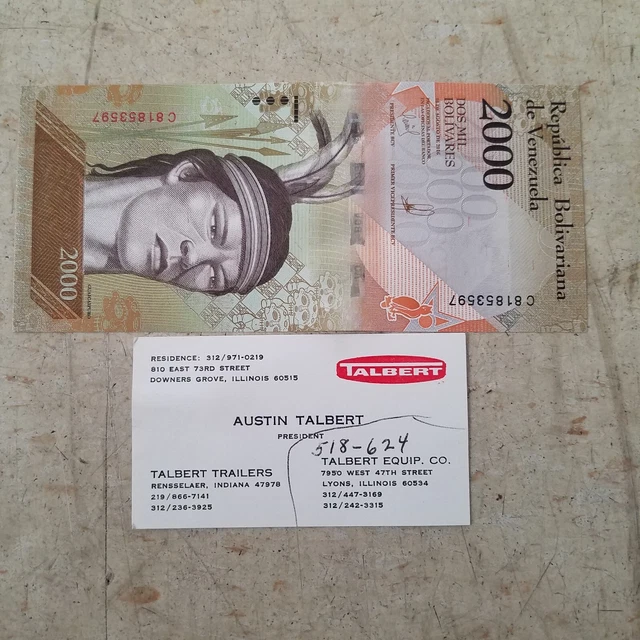Austin talbert trailers Business Card Music free Foreign currency Venezuela jj