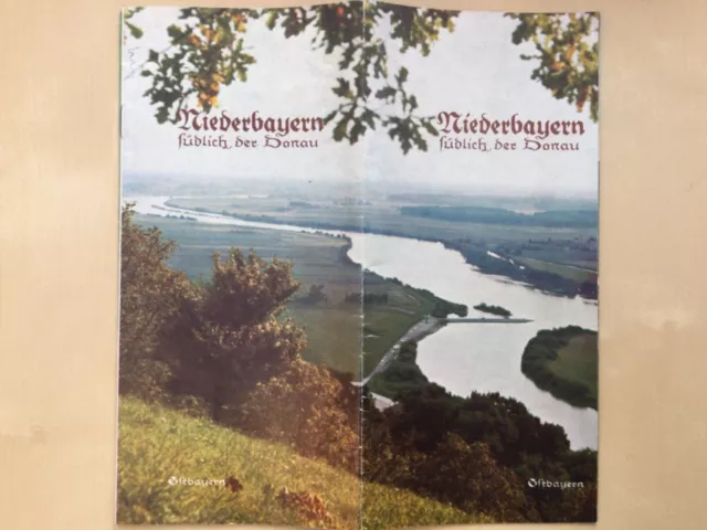 Niederbayern Ostbayern Reise Prospekt Broschüre Faltblatt