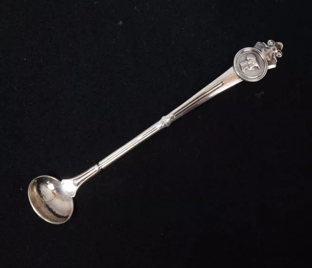 Gorham Medallion (1864) Sterling Silver 5 3/8" Mustard Serving Spoon Ladle