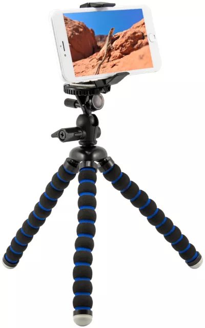 Arkon 11" Tripod Mount with Phone Holder for Apple iPhone 13, 13 Pro, 13 Pro Max 3