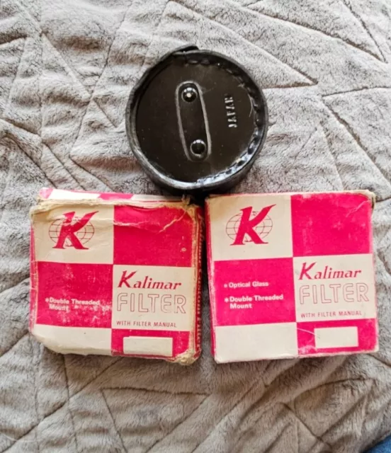 Set Of 3 49mm KALIMAR LENS FILTERS Cross Screen, Multiple Image, Spot Used EUC