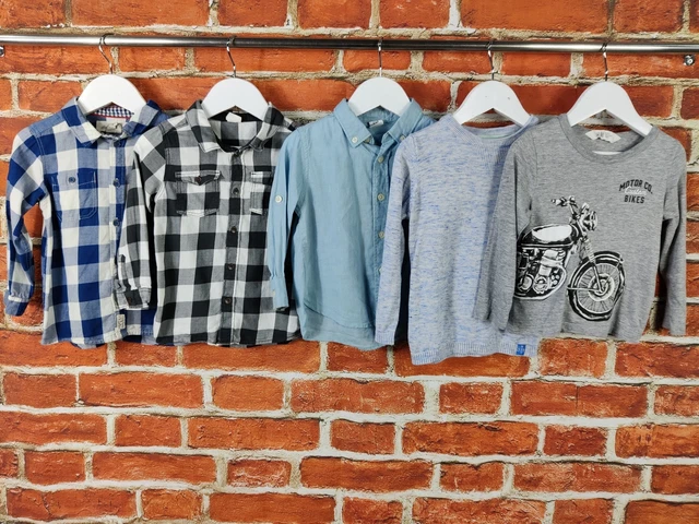 Pacchetto Camicia Bambino Età 18-24 Mesi Next Gap H&M Smart Bottone Set Top 92Cm