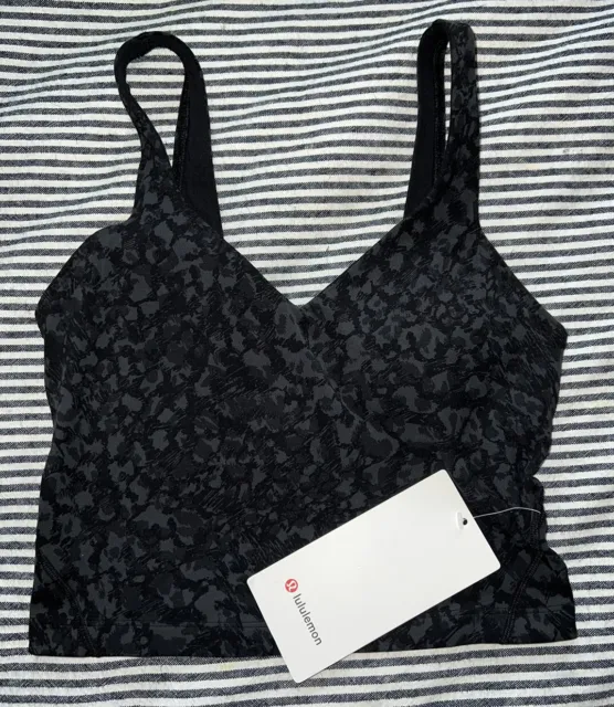 NWT LULULEMON WILD Thing Camo Deep Coal Align Tank Nulu Size 4 Sold Out  £104.27 - PicClick UK