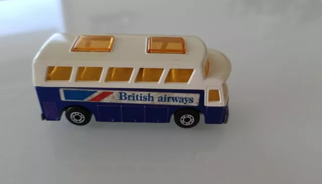 Matchbox Superfast Airport Coach 1977 #65 British Airways