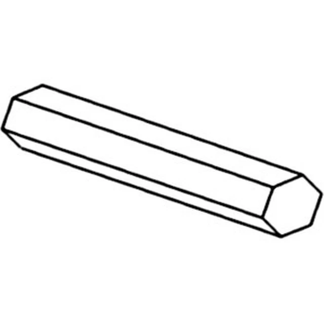220040A2 New Auger Shaft Fits Case-IH Combine Models 1660 1680 2144 +