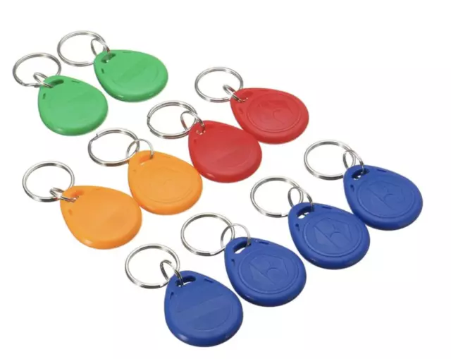 🔥5/10/20/50/100/500 - 125Khz RFID Proximity ID Card Token Tags Key Fobs Keyfobs 3