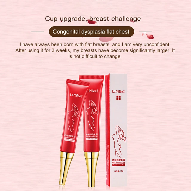 2PC BREAST ENLARGEMENT Bella Cream Must UP Cream Pueraria Mirifica