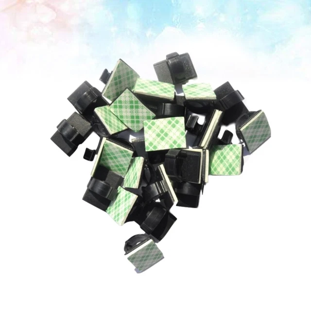 50 Pcs Kabelclips Aufkleben Kabel-Organizer-Clips Datenleitung