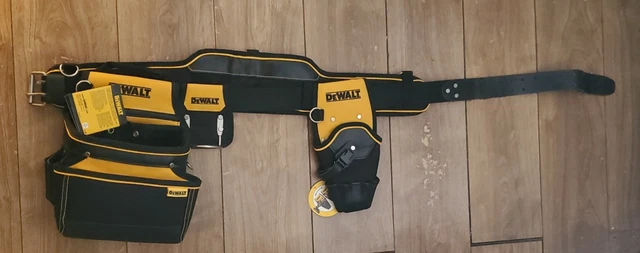 DEWALT DWST1-75650 Borsa Portachiodi Heavy Duty, Giallo/nero, Fondo In PVC, Robusta Per Professionisti