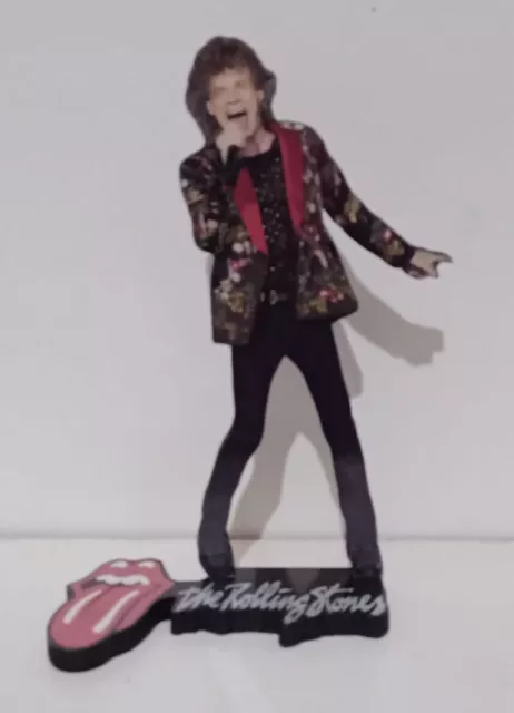 MICK JAGGER 8" DISPLAY STANDEE Figure Statue Cutout Toy The Rolling Stones Doll