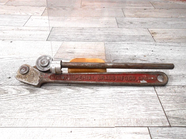 Vintage Imperial Brass MFG 3/16 - 7/16 R Hand Tubing Bender