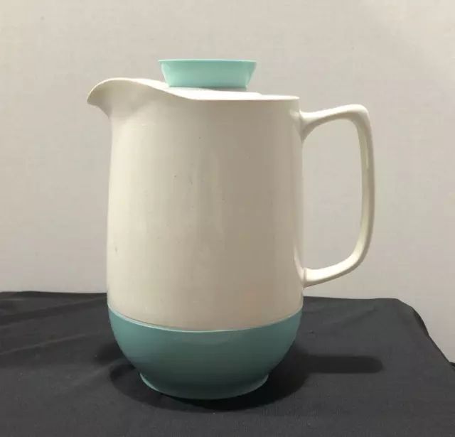 Vintage VACRON Bopp-Decker Aqua Blue Vacuum Plastic Pitcher Carafe w/ Lid Vintage VACRON Bopp-Decker Aqua Blue Vacuum Plastic Pitcher Carafe w/ Lid