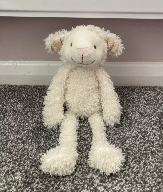 MOTHERCARE LUCY LAMB Plush Soft Toy Baby Comforter White Sheep 18.99 PicClick UK