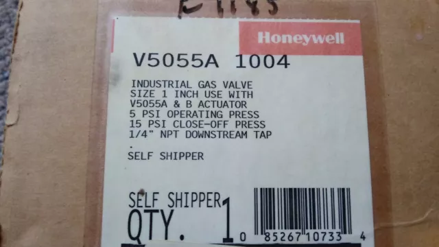 New Honeywell V5055A1004 Valve