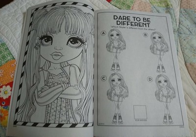 RAINBOW HIGH DOLLS Jumbo Coloring & Activity Book with Tear & Share