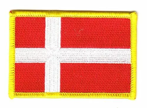 Aufnäher Dänemark Patch Flagge Fahne