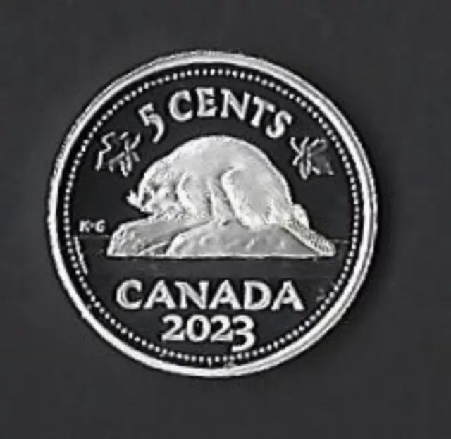 Kanada Canada 2023, 5 Cent Silber, PP