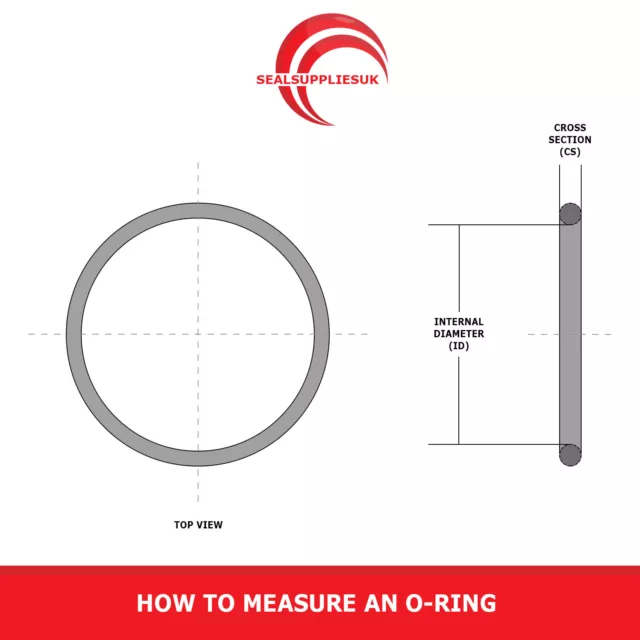 Metric Viton Rubber FKM O Ring Seals 2mm Cross Section 2mm-30mm ID - UK SUPPLIER 3