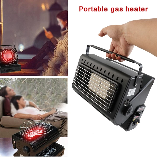 Tragbare Butan 2in1 Tragbare Gasheizung 1,7KW Camping Butan Gas Kocher 3