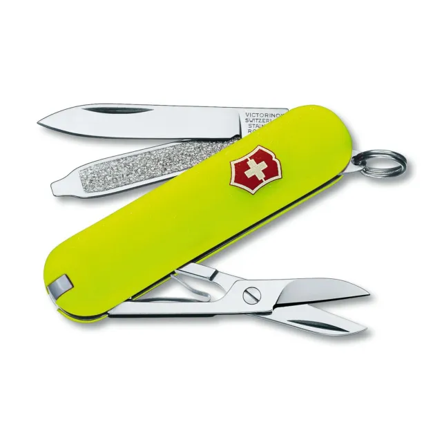 Victorinox Swiss Army Pocket Knife Classic SD STAY GLOW Yellow 2.6223.808R-X1