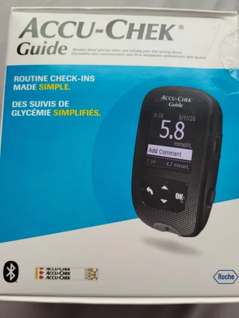 Accu-Chek Guide Blood Glucose Monitoring System Kit.