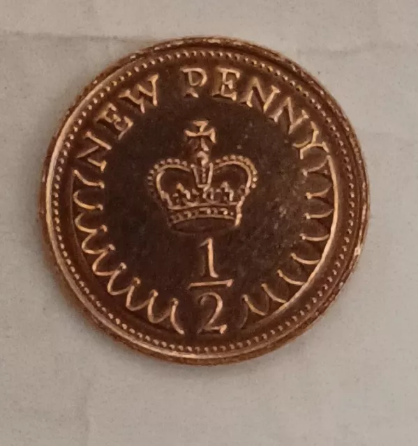 Half Penny Coin 1976 - 1/2 Penny - Queen Elizabeth II - British Coins