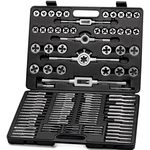 Juego de machos y terrajas | M2 - M18 | 110 piezas | Leroy Merlin