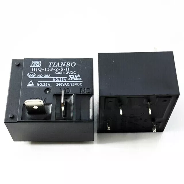 1pcs HJQ-15F-2-S-H 12VDC Power Relay 4Pins