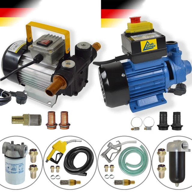 Dieselpumpe Heizölpumpe Elektrisch Selbstansaugend Ölpumpe 12V/230V 50/60L