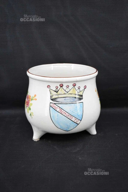 Vase IN Ceramic Brigade 1981 Ricordanti 20 CM X