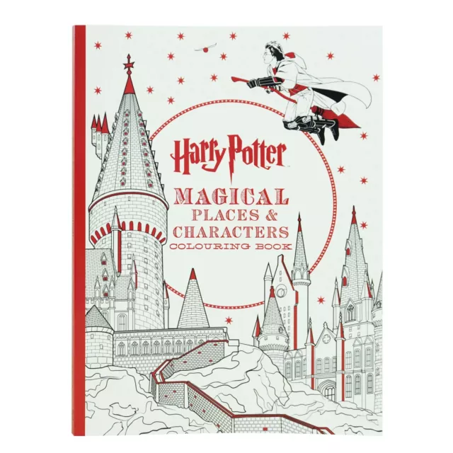 Harry Potter Colouring Magical Places & Characters Book  - Ages 9-14 - Paperback