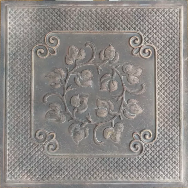 Ceiling tiles Faux tin old wood decor Bar saloon wall panels PL66 10pcs/lot