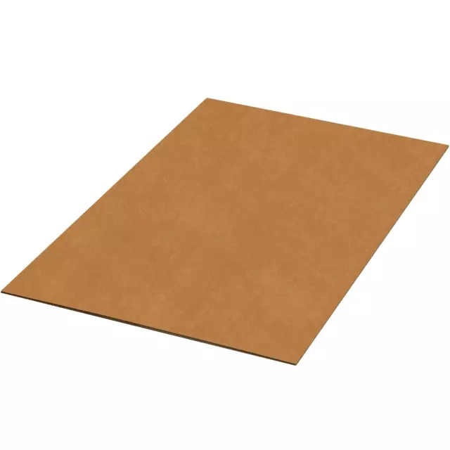 BOX USA Double Wall Corrugated Cardboard Sheets, 36 x 36, Kraft (Pack of 5), (BS