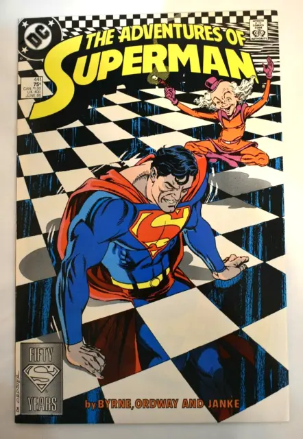 DC ADVENTURES OF SUPERMAN #441  Vol. 1  1988 Ordway Cover, John Byrne Story