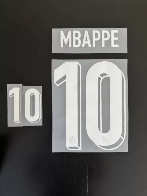 Flocage MBAPPE N°10 officiel maillot Equipe de France Euro 2024 domicile