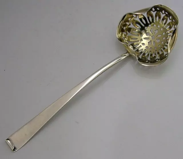 Arts & Crafts Sterling Silver Sugar Sifter Spoon Dresser ? 1884 Antique