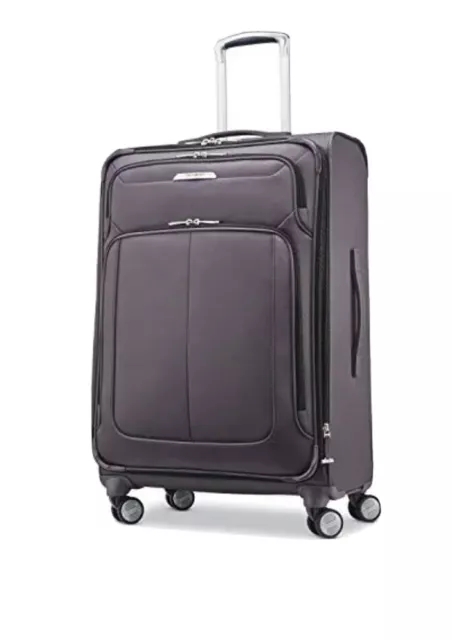 Samsonite Solyte DLX Softside Expandable Luggage with Spinner Wheels, Gray 25”