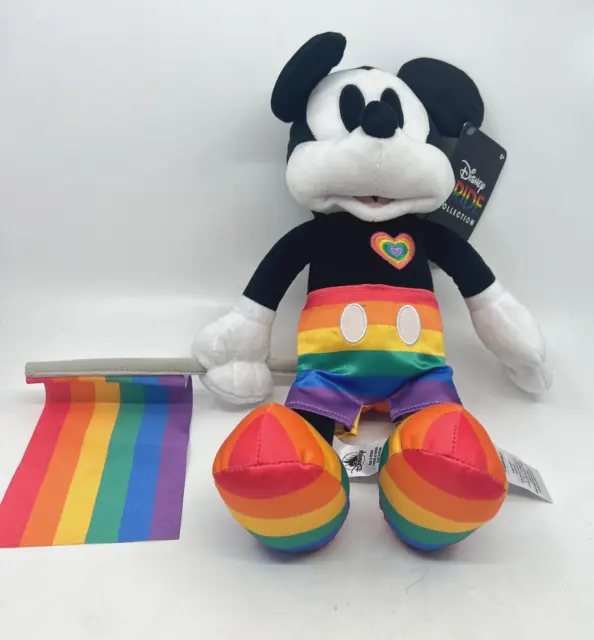 Disney Mickey Mouse Plush – 14 Inch Pride Collection – NEW