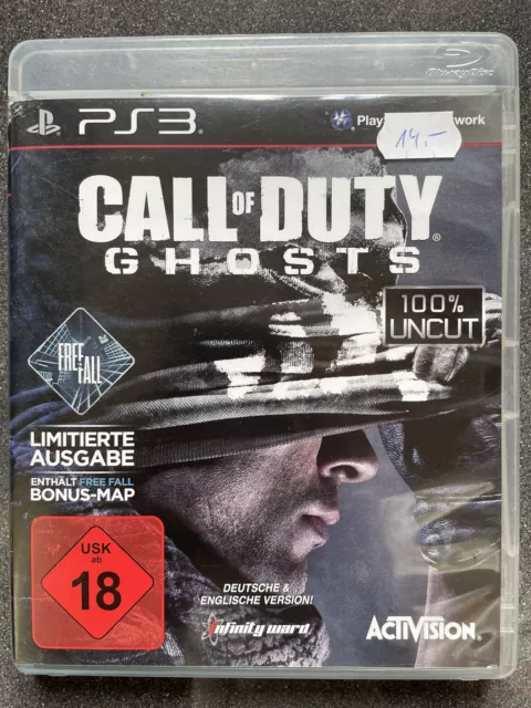 Call Of Duty Ghosts Limitierte Ausgabe PS3 PlayStation Spiel ohne Anleitung COD