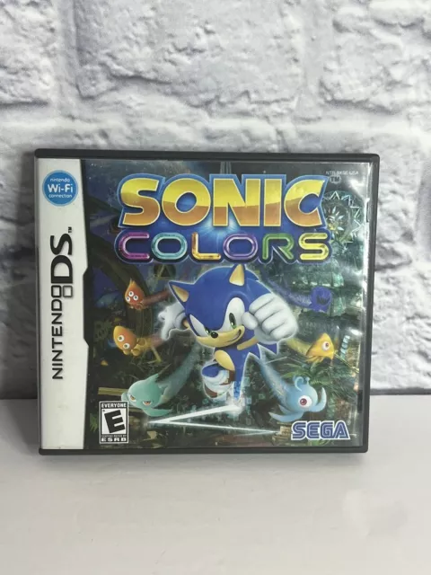 Sonic Colors Nintendo DS Game Complete CIB Authentic Tested and Working  NDS176